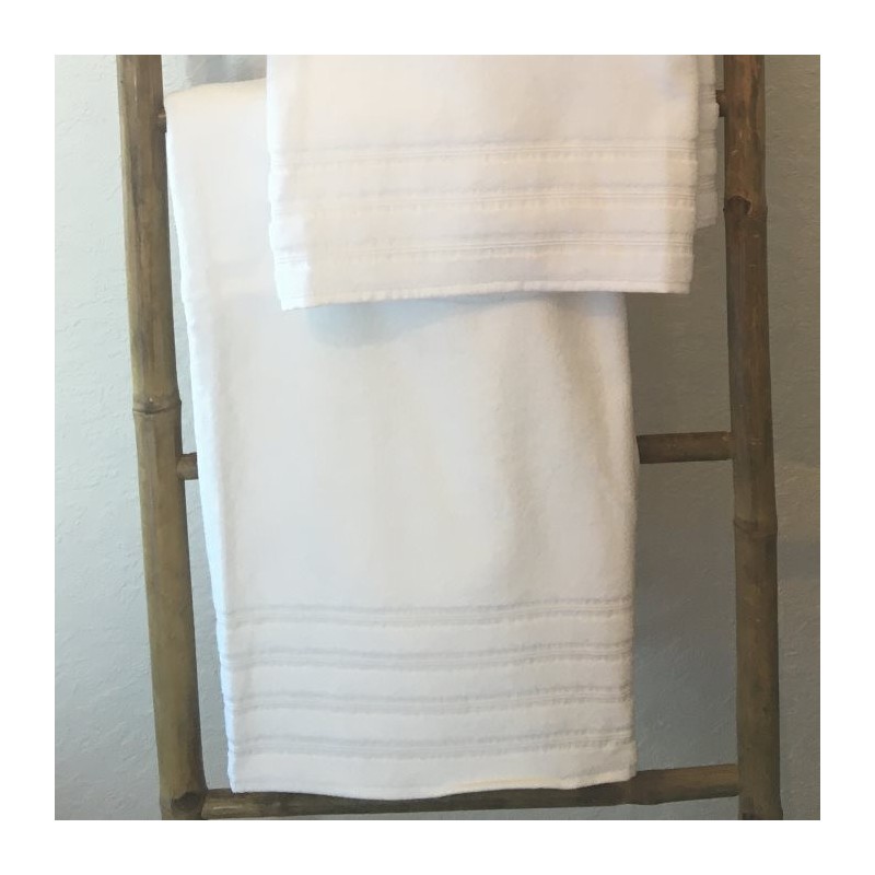 Linge de bain blanc 500g Hôtel et Spa - PROCLAS - Comptoir Textile