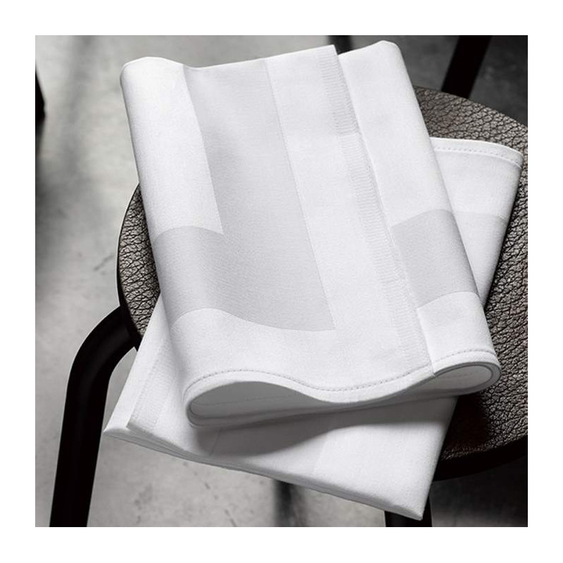 Location serviettes de table noires (tissu aspect coton) // JOLI