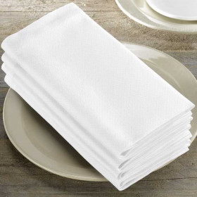 Location serviettes de table noires (tissu aspect coton) // JOLI JOUR //