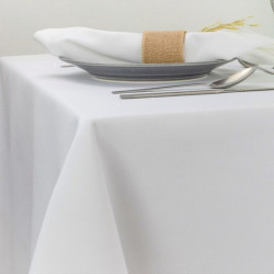 nappe-restaurant-blanche-polyester