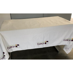 CHAILLOT - Nappe coton blanche pour restaurant et traiteur