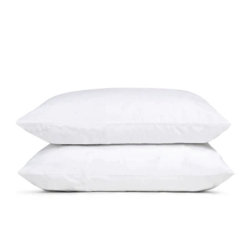 Taie d'oreiller hôtellerie en percale de coton - 200 fils - VERSAILLES - 125 gr/m²