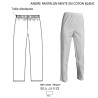 Pantalon de travail mixte 100% coton - ANDRE(E) - 180 gr/m²