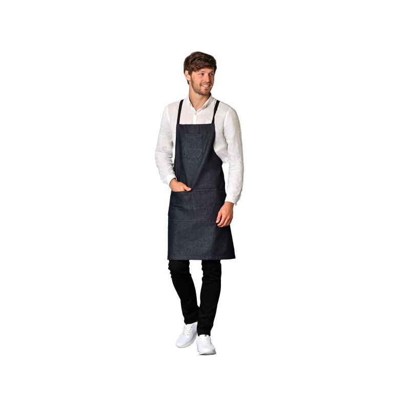 Tablier de Serveur en Jean pour Restaurant - Comptoir Textile Hôtelier