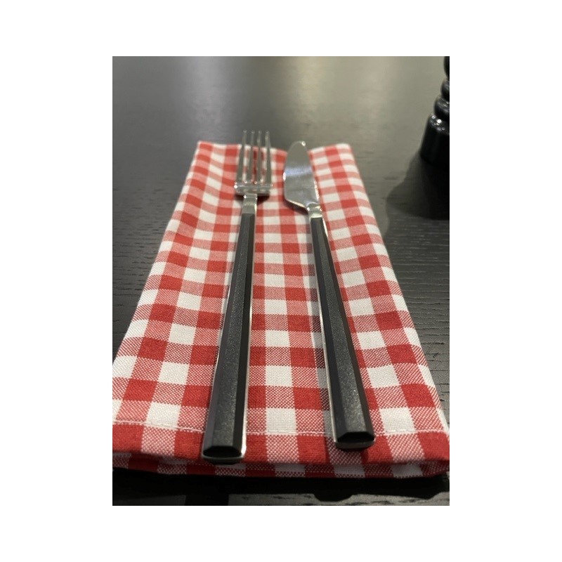 Serviettes de table bistrot - CAPRI Petits carreaux - 186 gr/m²