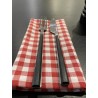 Serviettes de table bistrot - CAPRI Petits carreaux - 186 gr/m²