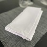 Serviette de table professionnelle en polycoton blanc - IBIZA