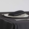 serviette-de-table-restaurant-sans-repassage-noire