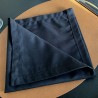 Serviette de table noire sans Repassage - MILANO