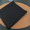 Serviette de table noire sans Repassage - MILANO