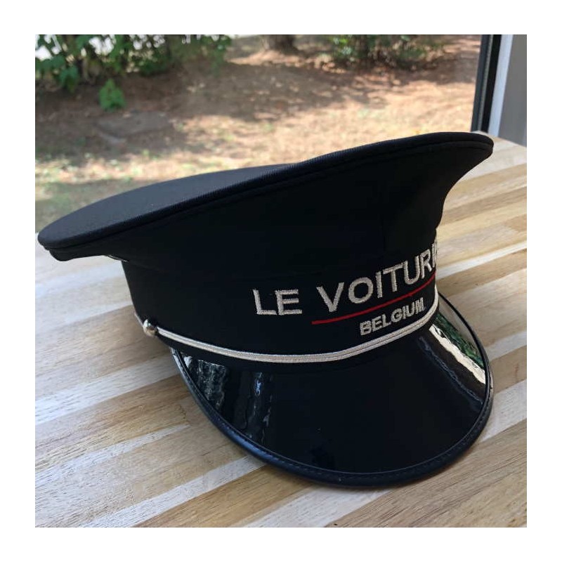 Casquette voiturier et personnel hôtelier personnalisable