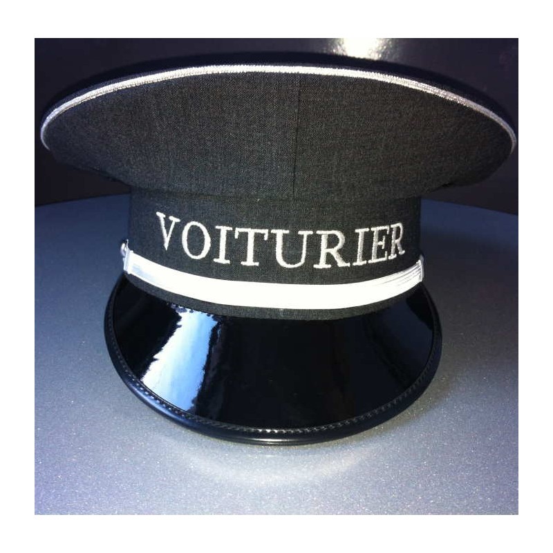 Casquette voiturier et personnel hôtelier personnalisable