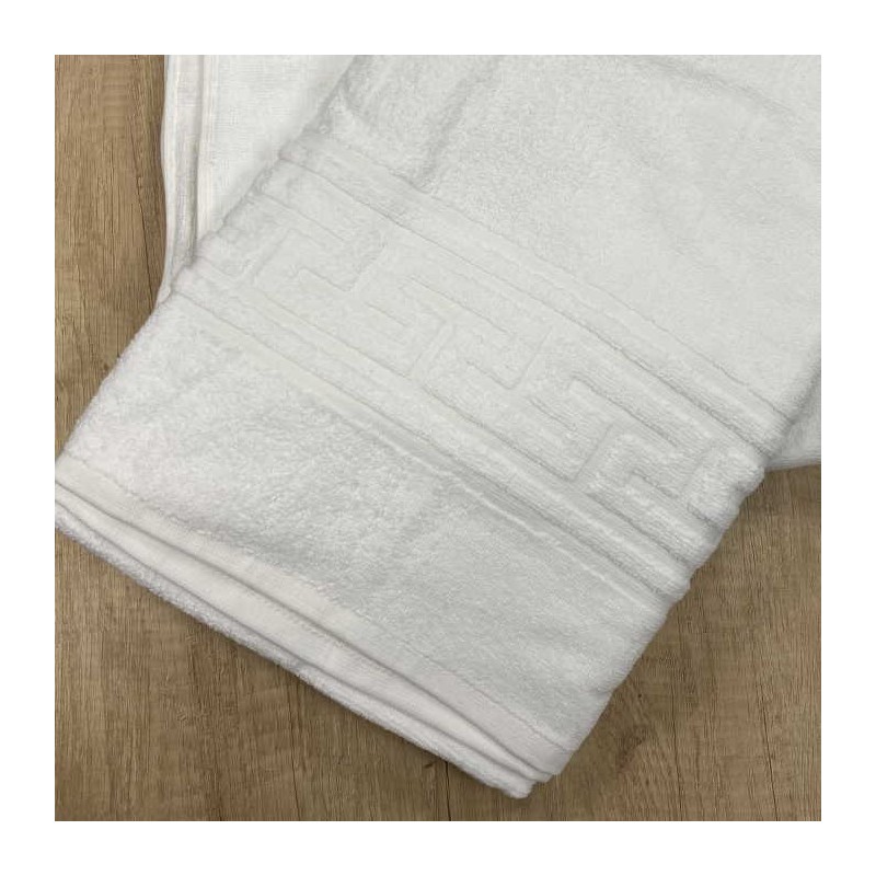 Drap de Douche éponge Blanche 520g - GROS VOLUME