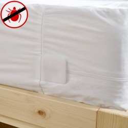 Housse de protection de matelas anti-punaise - Comptoir Textile