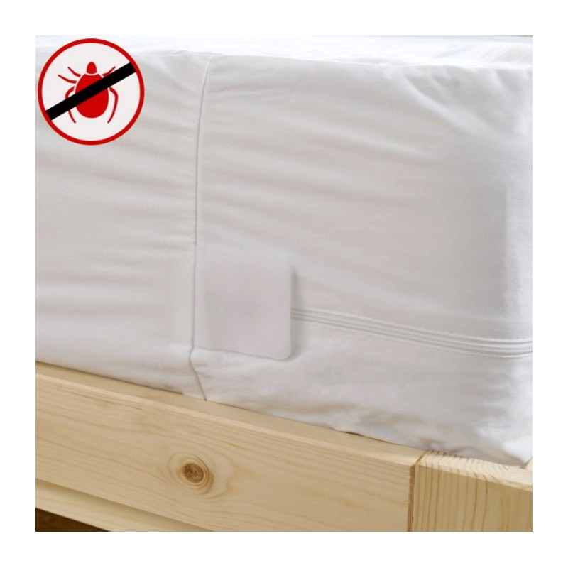 Housse de protection de matelas anti-punaise - Comptoir Textile