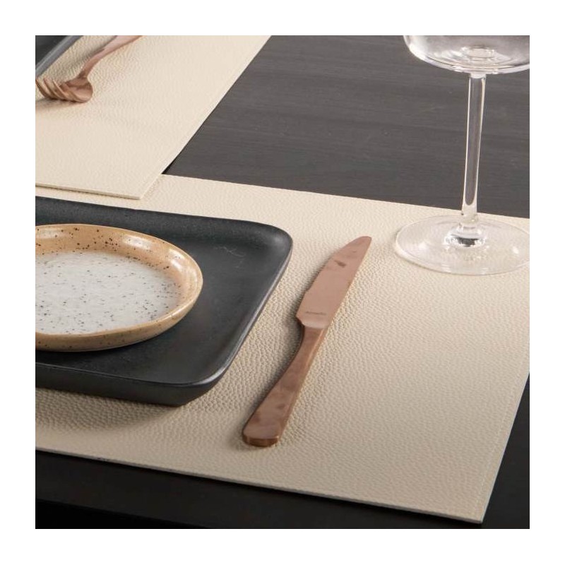 Set de table pour restaurant simili cuir - Comptoir Textile Hôtelier