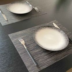 Set de table durable pour restaurant - SANTORINI - Polyvinyle rayé