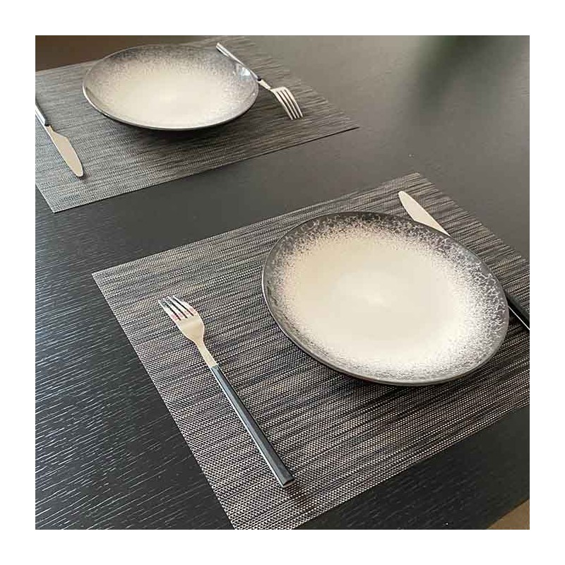 Set de table durable pour restaurant - SANTORINI - Polyvinyle rayé