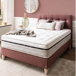 Matelas haut de gamme hybride mousse et ressorts - LISE - 30cm