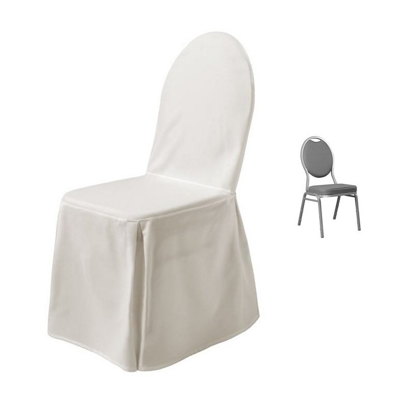 Housse Chaise Excellent Blanc