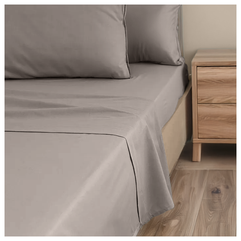 Echantillon tissu pour linge de lit - percale polycoton couleur - LUBERON