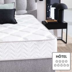 Matelas pour hôtel 4 et 5 étoiles - BAPTISTE - Ressorts et mémoire de forme 27cm