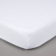 Draps housse blanc